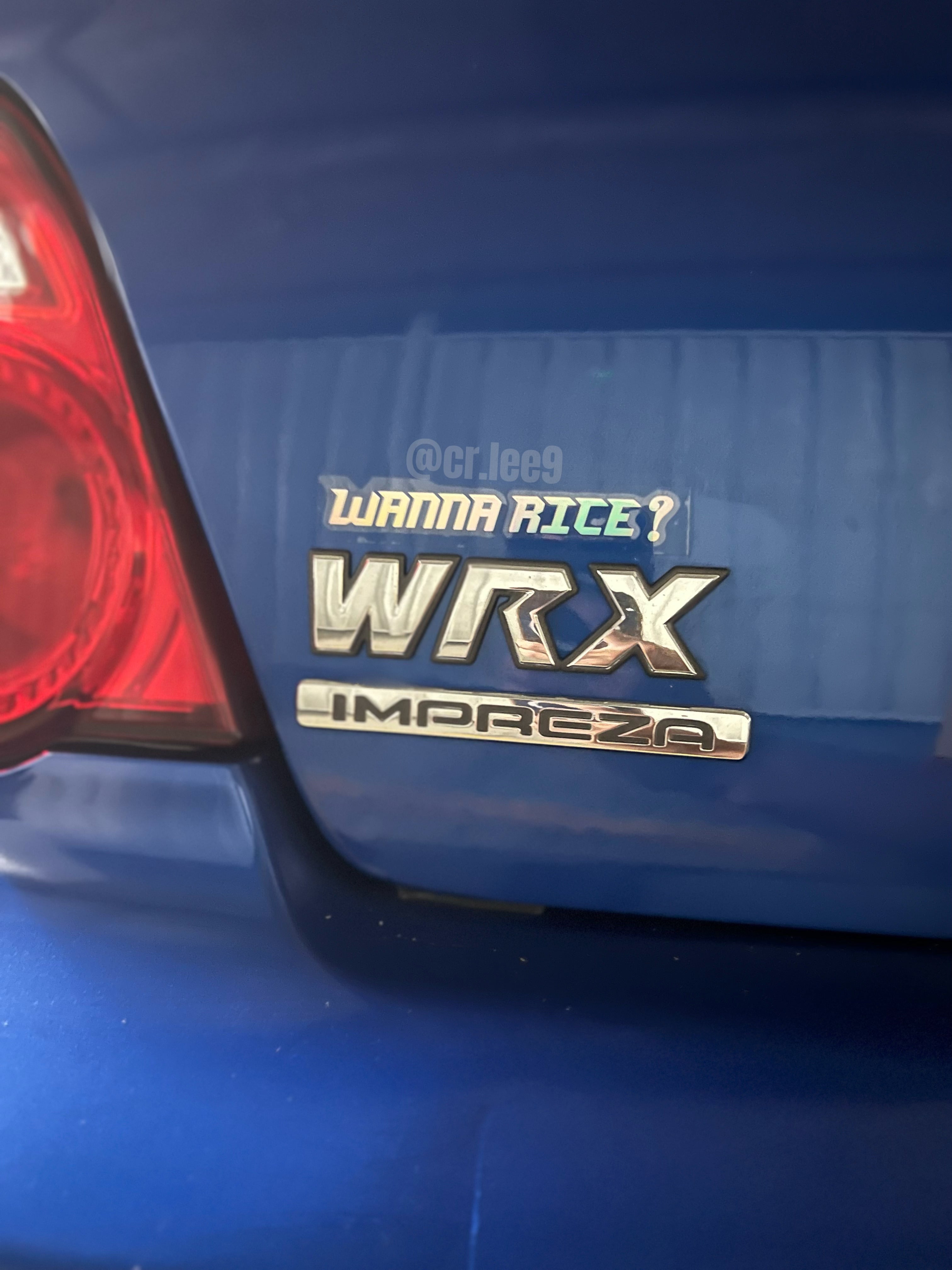 Wanna rice? sticker – Ricer Racing